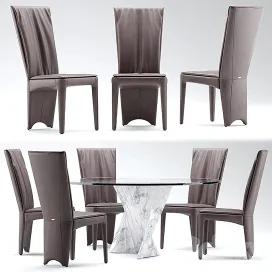 Table chairs cattelan italia aurelia